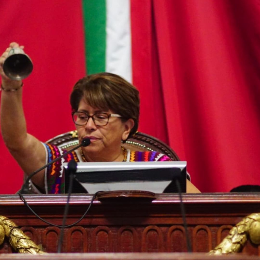 Presidenta de la Mesa Directiva del Congreso de la CDMX, la diputada, Martha Ávila, lunes 23 de diciembre de 2024