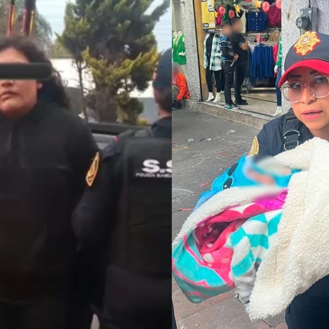 Alison Quetzal 'N' fue detenida en inmediaciones del Metro Tacubaya, con la bebé secuestrada entre sus brazos
