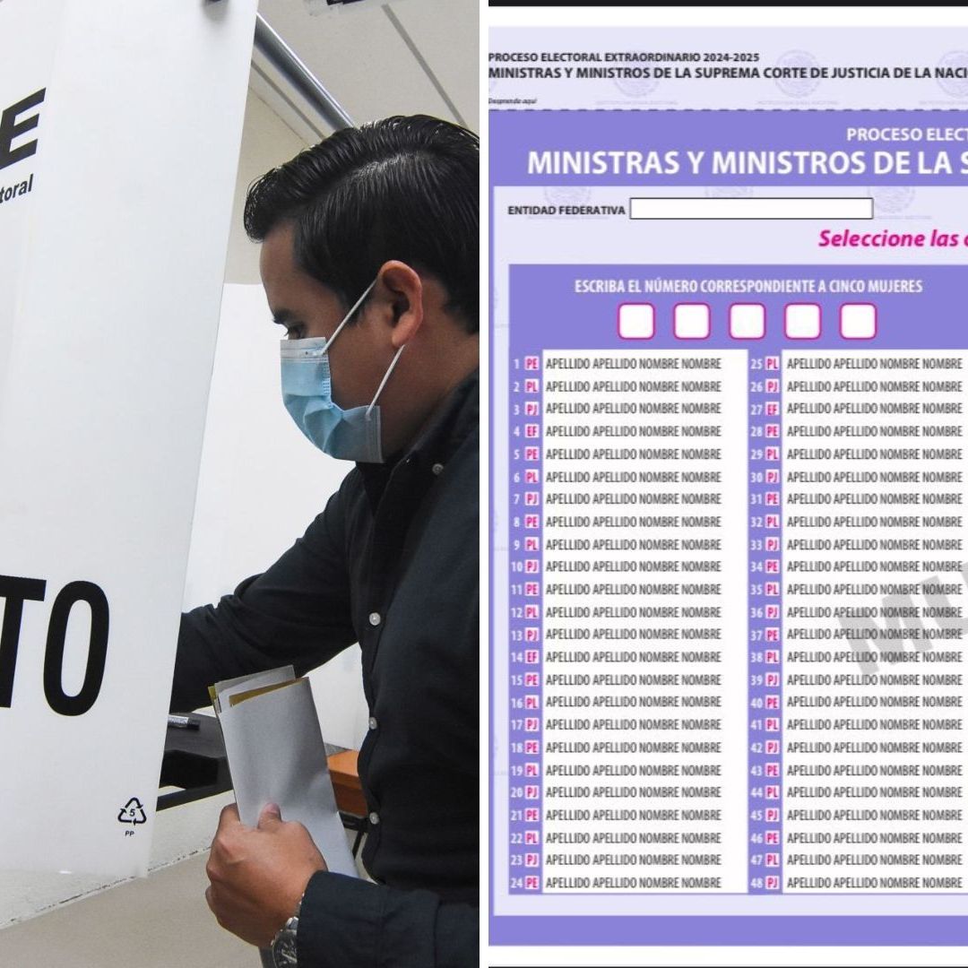 Elección Judicial 2025: Así Serán las Boletas para Elegir a Jueces, Magistrados y Ministros