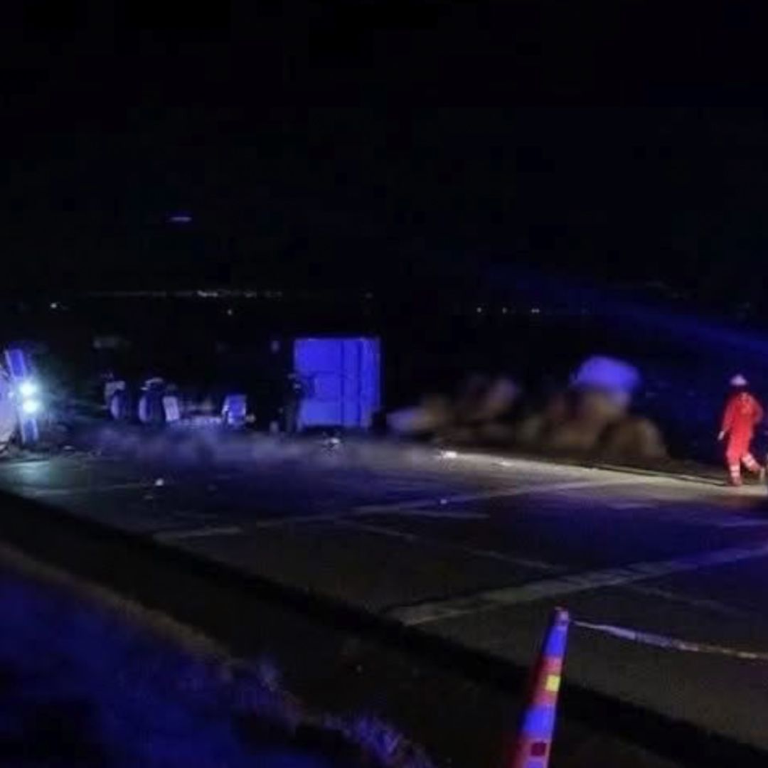 Cuatro Personas Fallecidas en un Fuerte Accidente Carretero. Foto: Franco Arteaga | N+