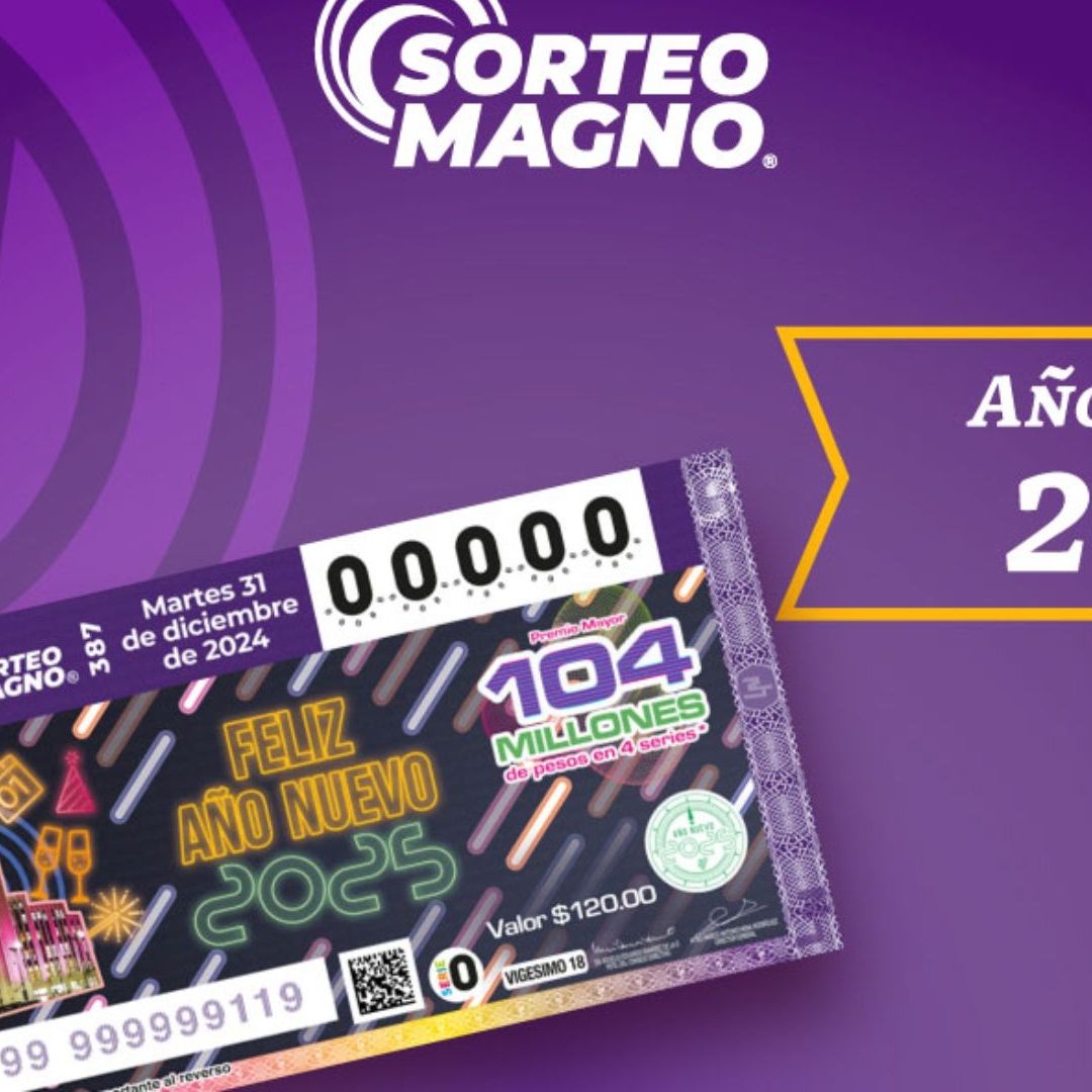 Checa la lista de boletos ganadores del Sorteo Magno 387 de fin de año de la Lotería Nacional este 31 de diciembre 2024