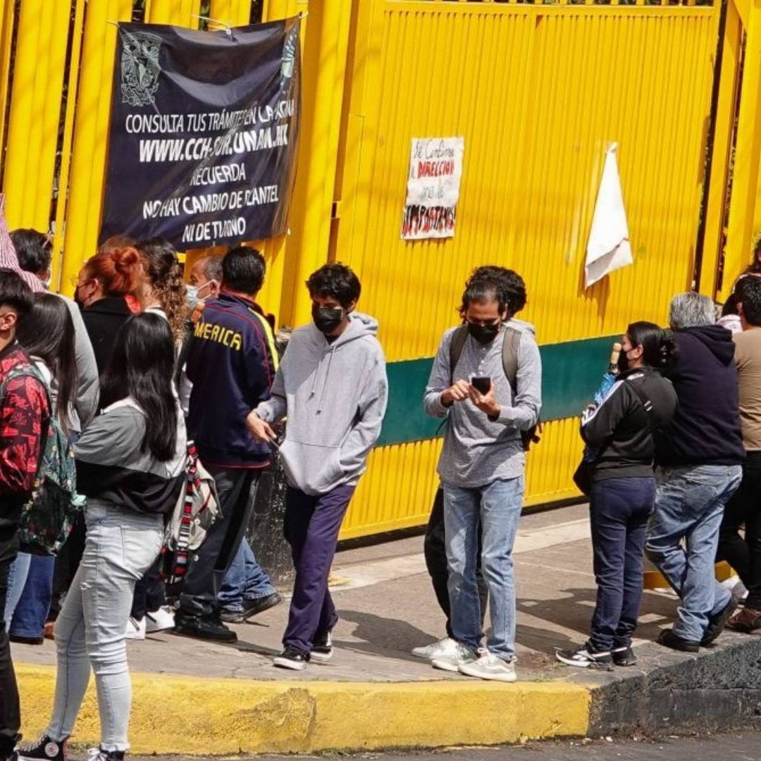 El CCH Sur regresó a clases presenciales después de algunos actos vandálicos que se registraron al interior del plantel