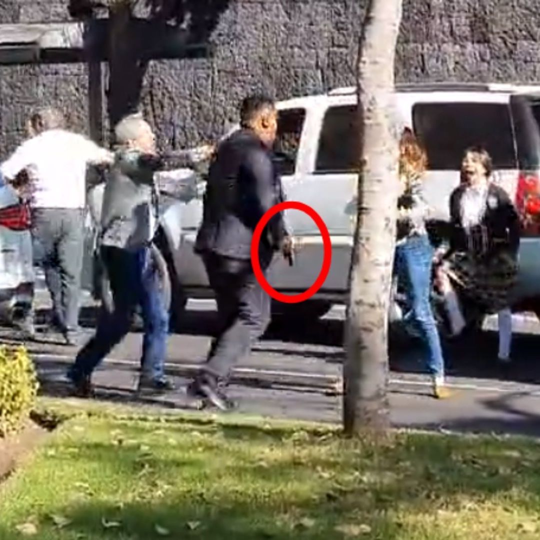 Escoltas Armados Golpean a Hombre Frente a Niña y Mujer en Colonia Lomas Altas, CDMX