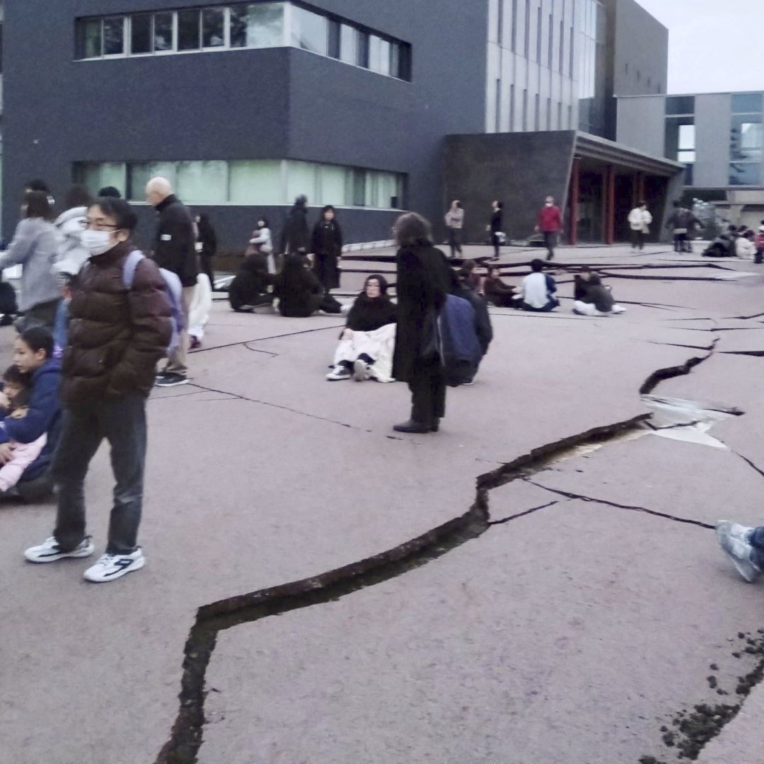Video del momento del terremoto en Japón