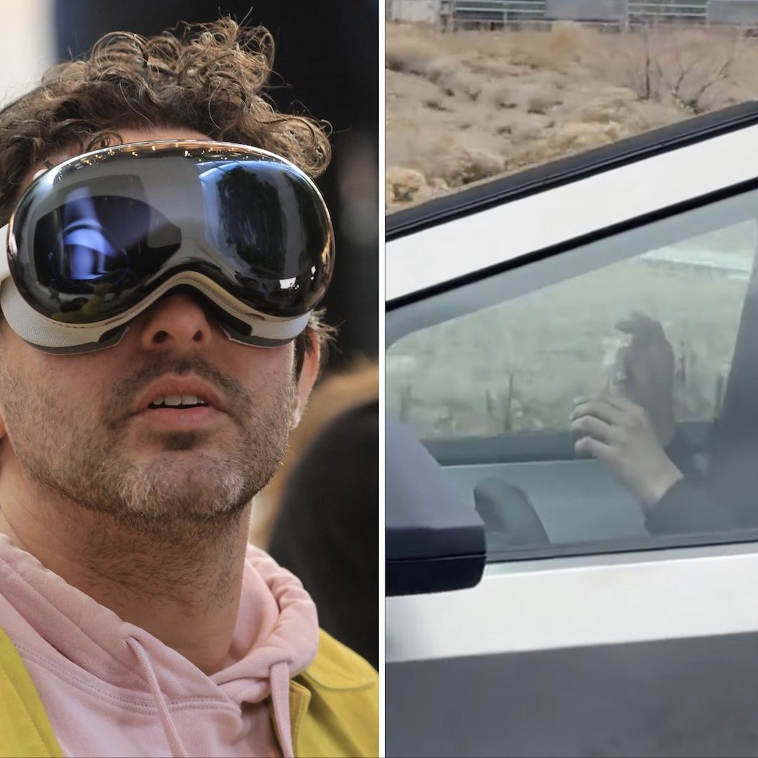 Piden no conducir con las Apple Vision Pro puestas