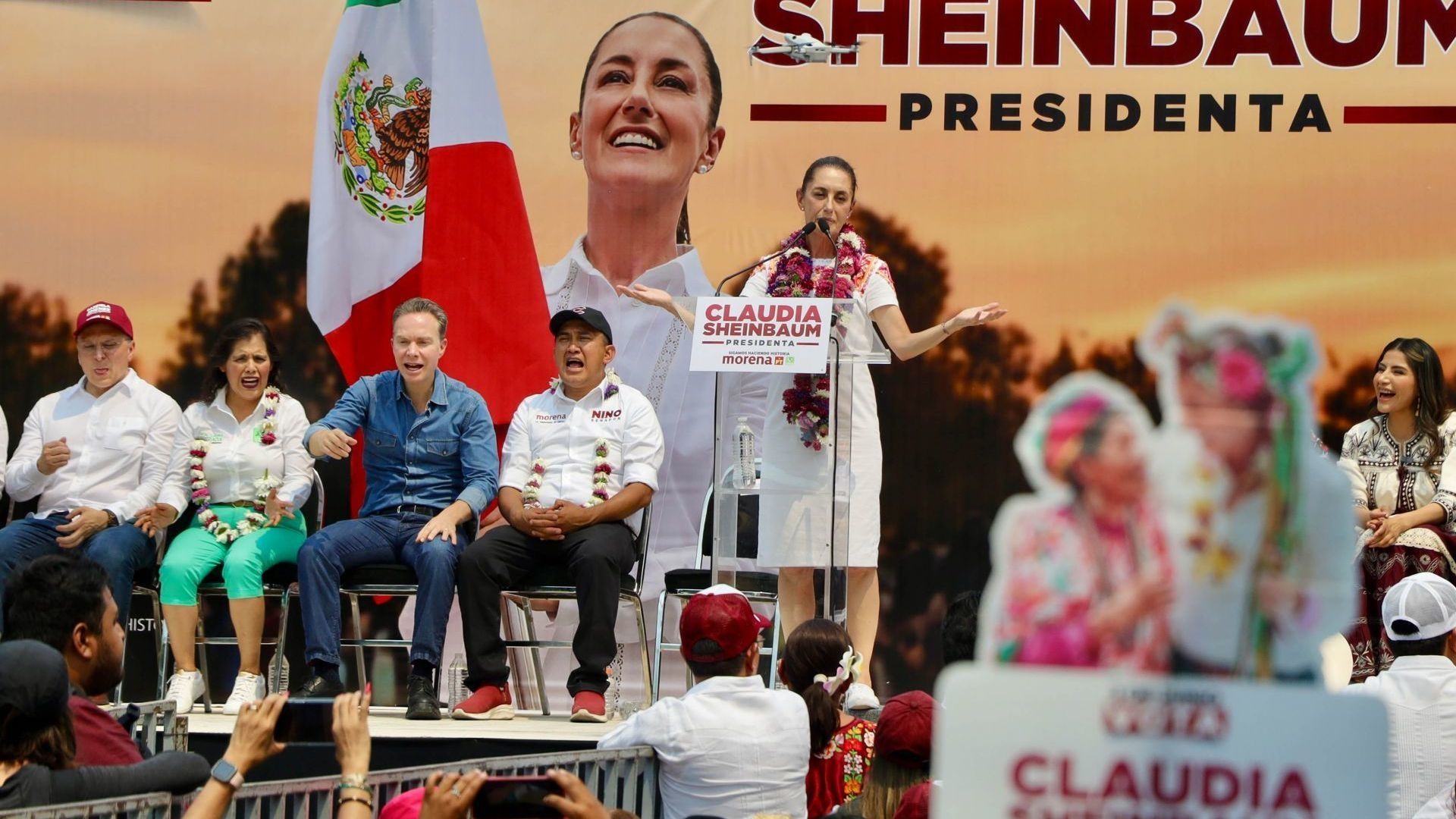 Sheinbaum explicó su plan para construir la carretera que va de Oaxaca a Papaloapan, Veracruz. Foto: Cuartoscuro