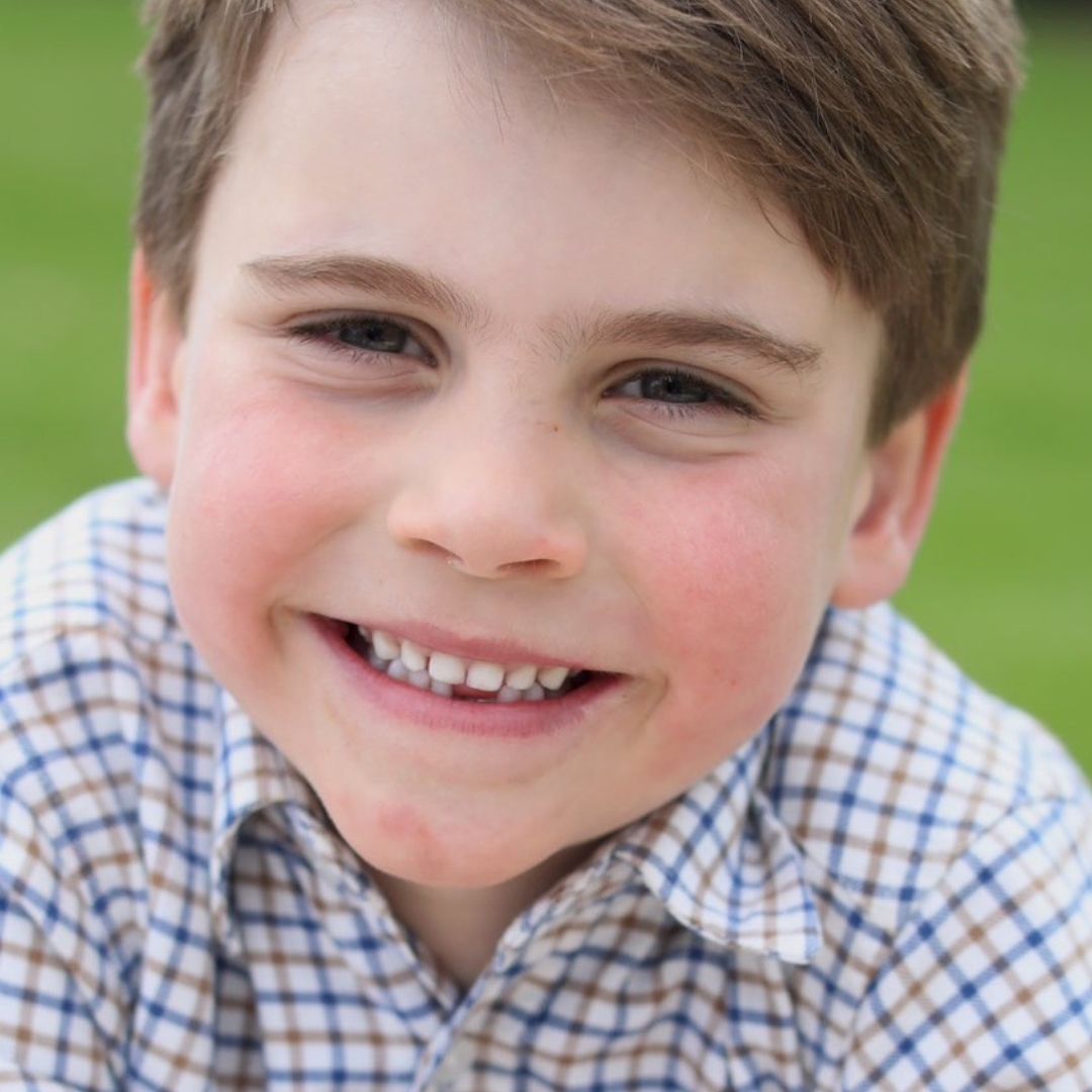 Difunden fotografía del príncipe Luis por su sexto cumpleaños.