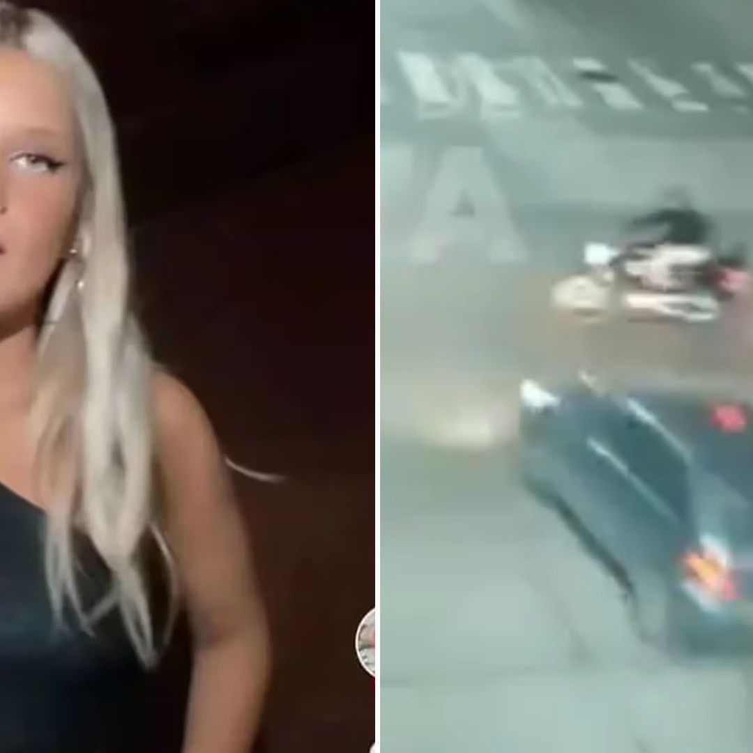 Felicitas Alvite mató a un motociclista en un accidente automovilístico y escapó, pero todo quedó en video y fue detenida