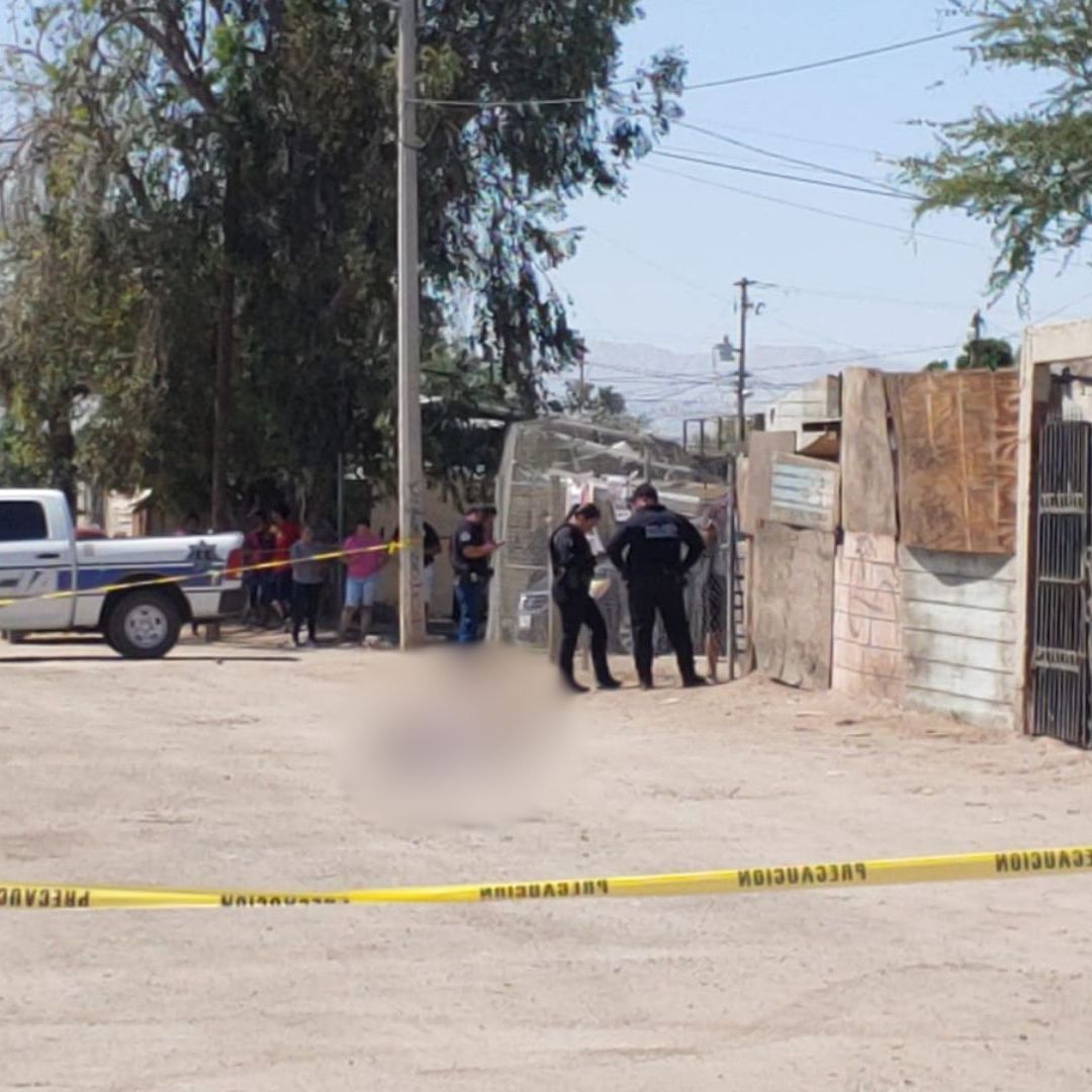 Matan a Hombre a Balazos en Colonia Carranza de Mexicali y Responsables Abandonan su Vehículo