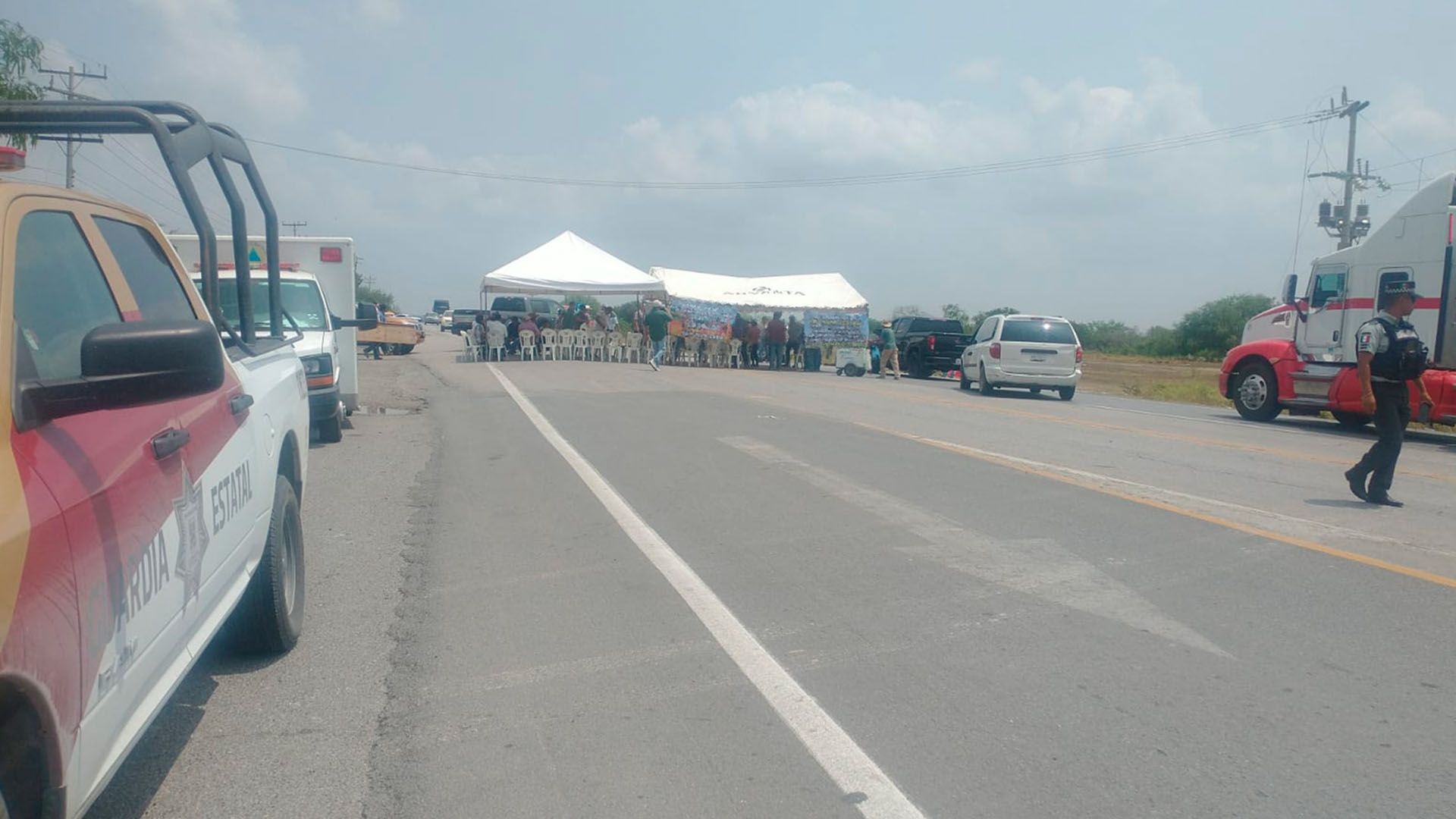 Agricultores del Norte de Tamaulipas Cierran Nuevamente Carretera Victoria-Matamoros