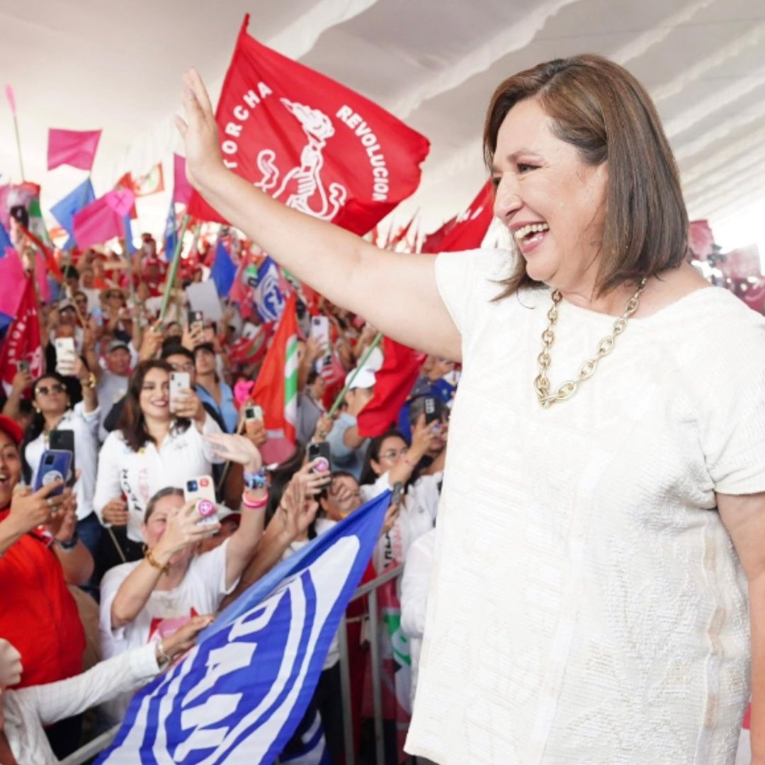 Xóchitl Gálvez, candidata a la presidencia de la República por la coalición Fuerza y Corazón por México