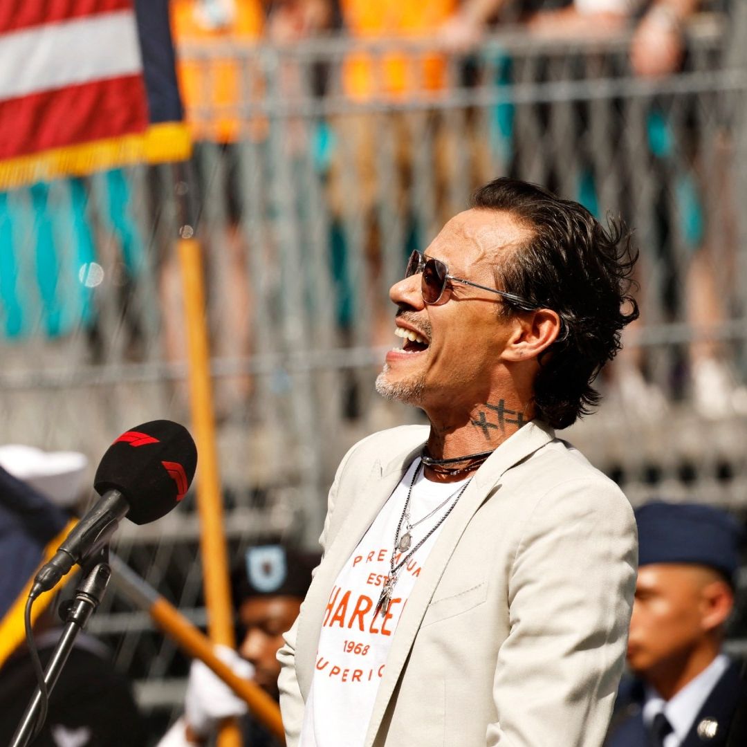 El cantante puertorriqueño Marc Anthony