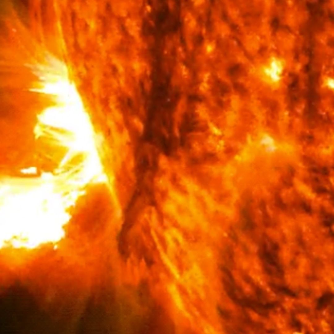 Sol lanza llamaradas