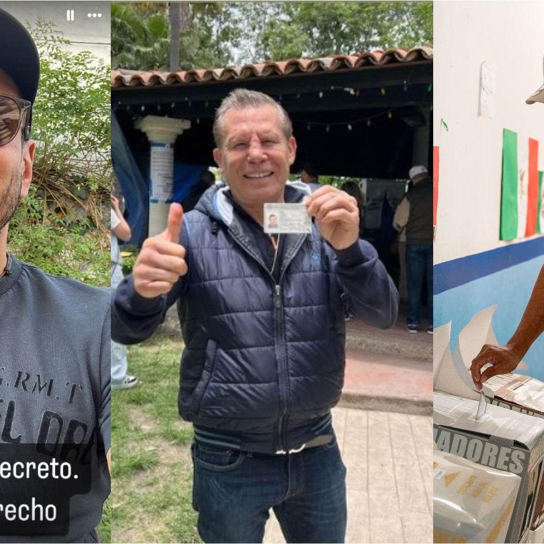 Así presumieron su particiáción en las elecciones algunos deportistas destacados. Foto Redes Sociales
