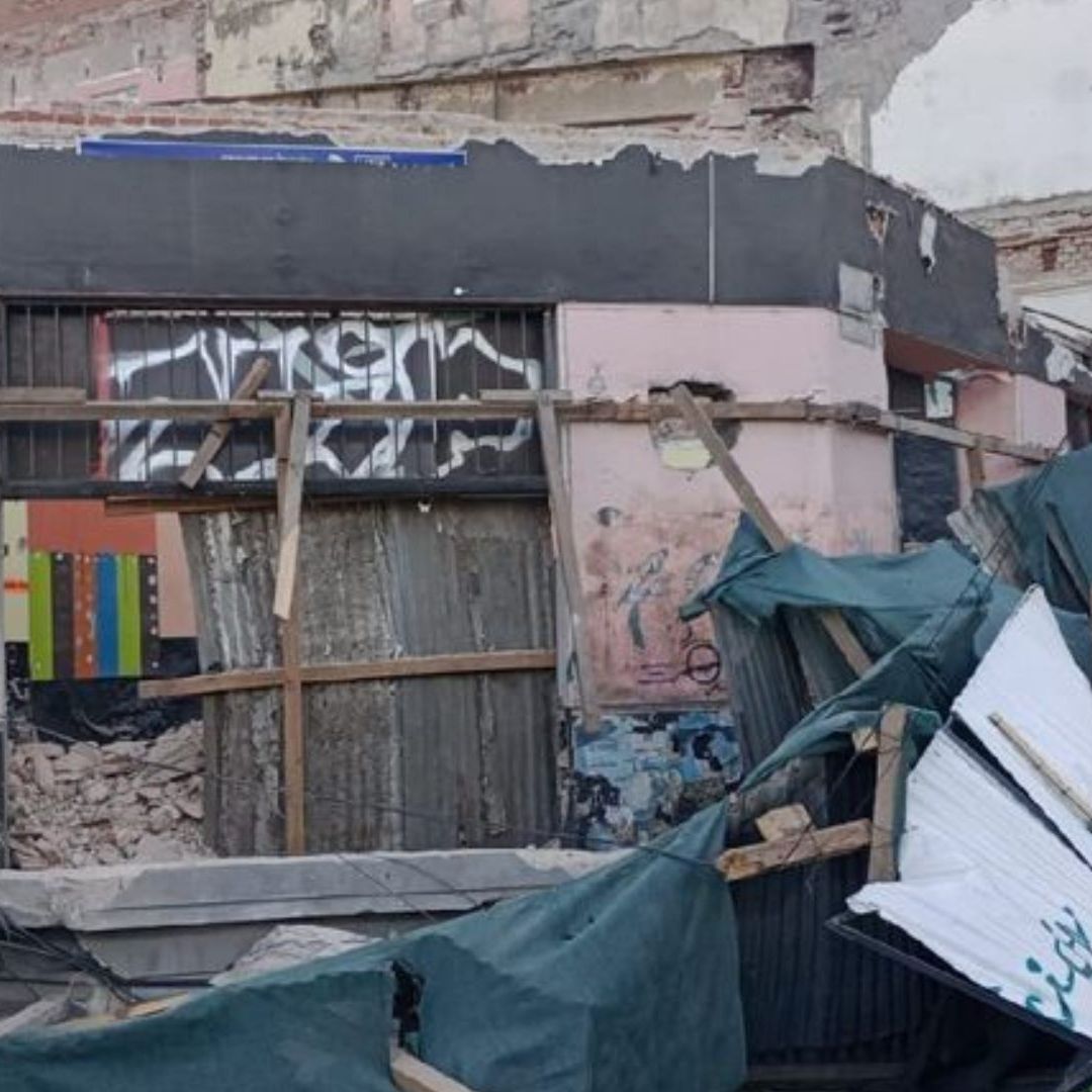 Video Momento Exacto Derrumbe Tucumán Argentina; Reportan Heridos Caída Edificio
