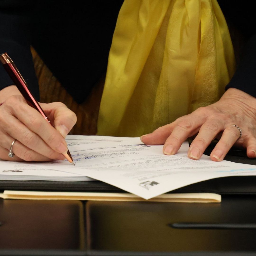 La Presidenta del Senado de la República firmó la recepción de la iniciativa.