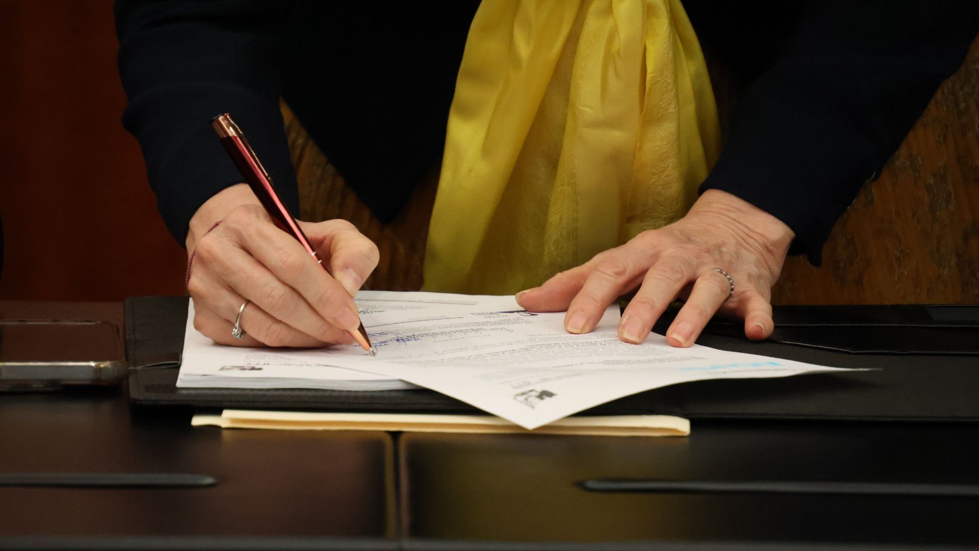 La Presidenta del Senado de la República firmó la recepción de la iniciativa.