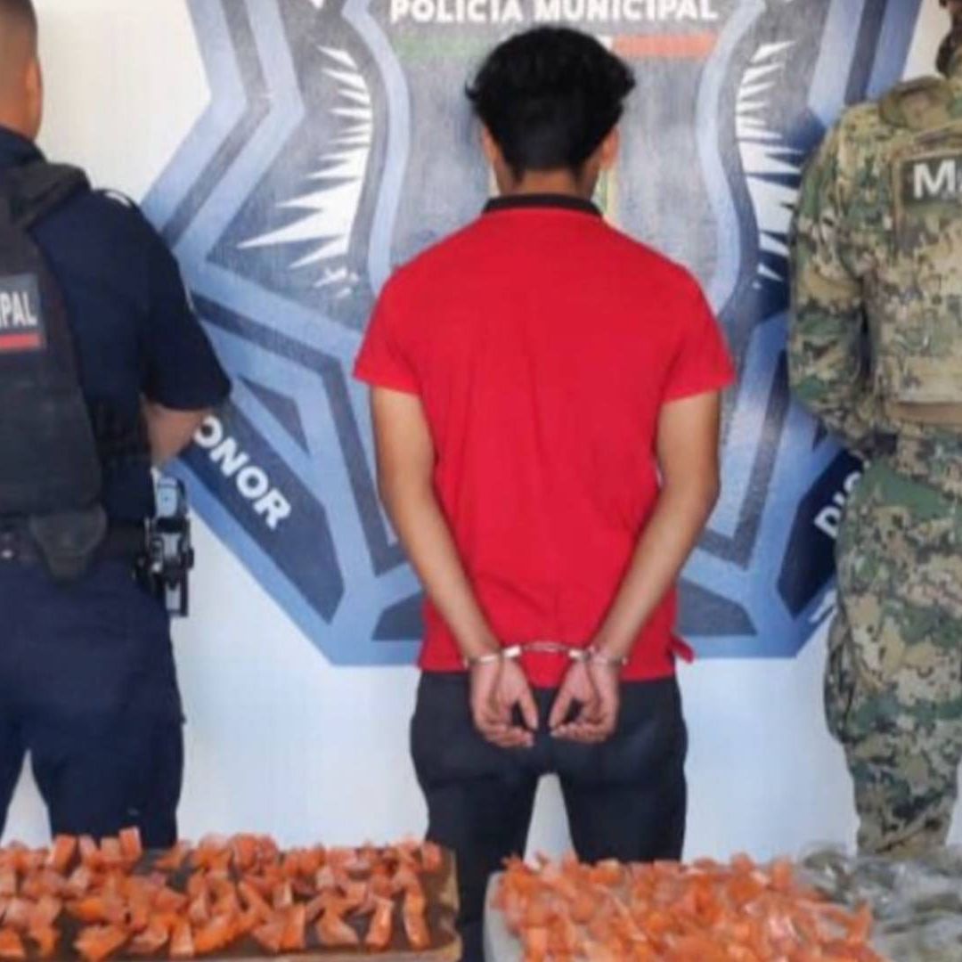 Menor de Edad es Detenido en Posesión de Cientos de Envoltorios de Droga en Ciudad Obregón