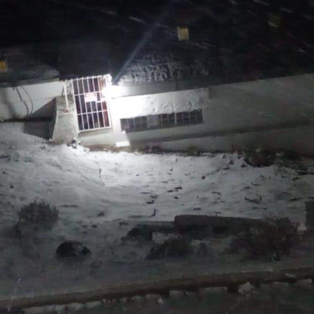 Se Registra Nevada en el Cofre de Perote por el Paso del Frente Frío 41 en Veracruz
