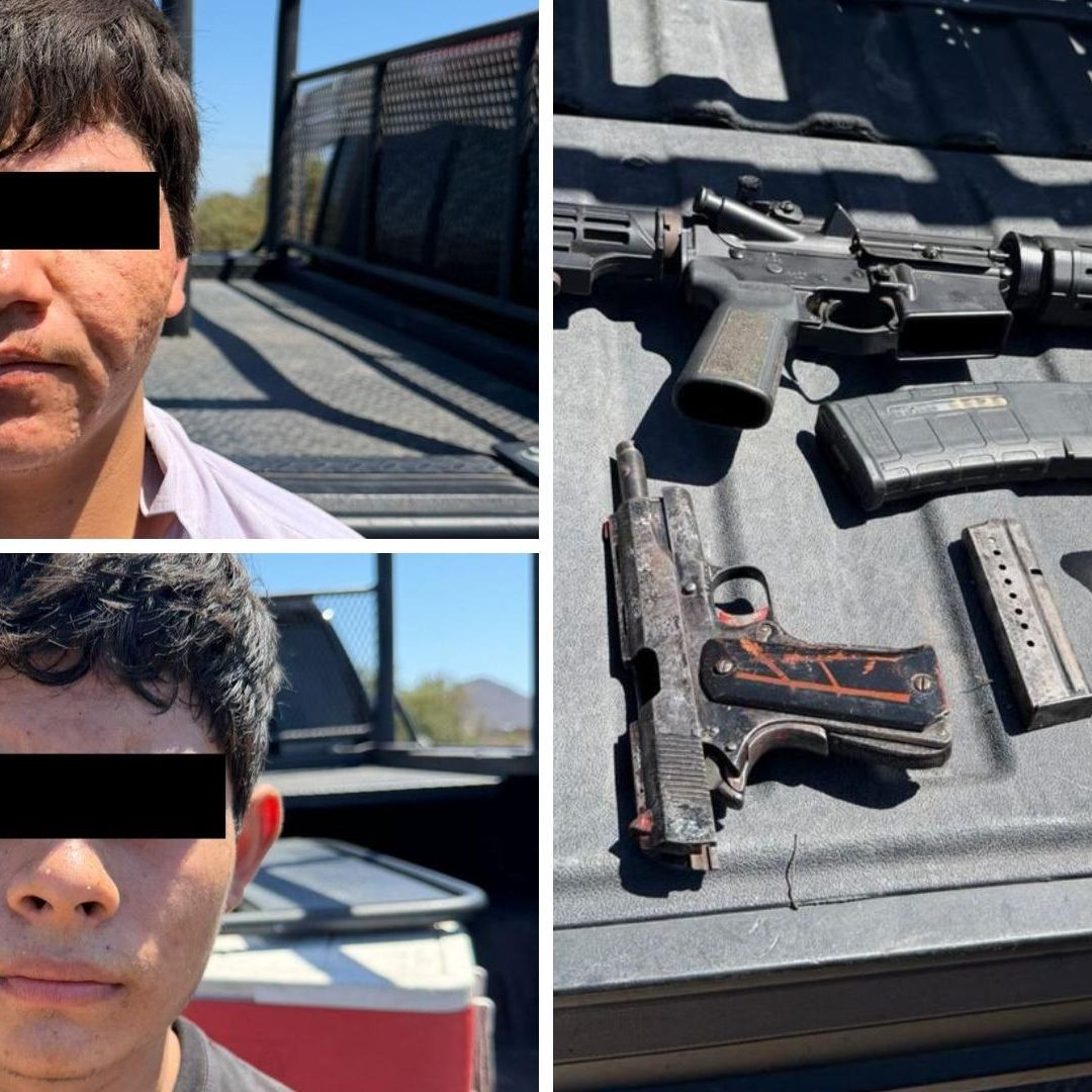 Persecución en Culiacán termina con Dos Detenidos y Aseguramiento de Armas
