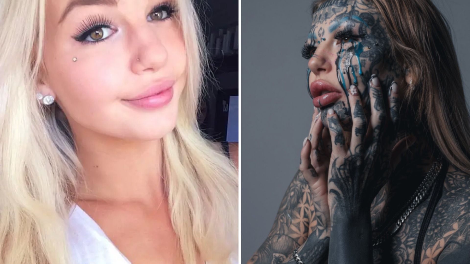 Mujer con Más Tatuajes Desiste de Idea de Eliminarlos al Atemorizarle la Piel Limpia Sin Tinta