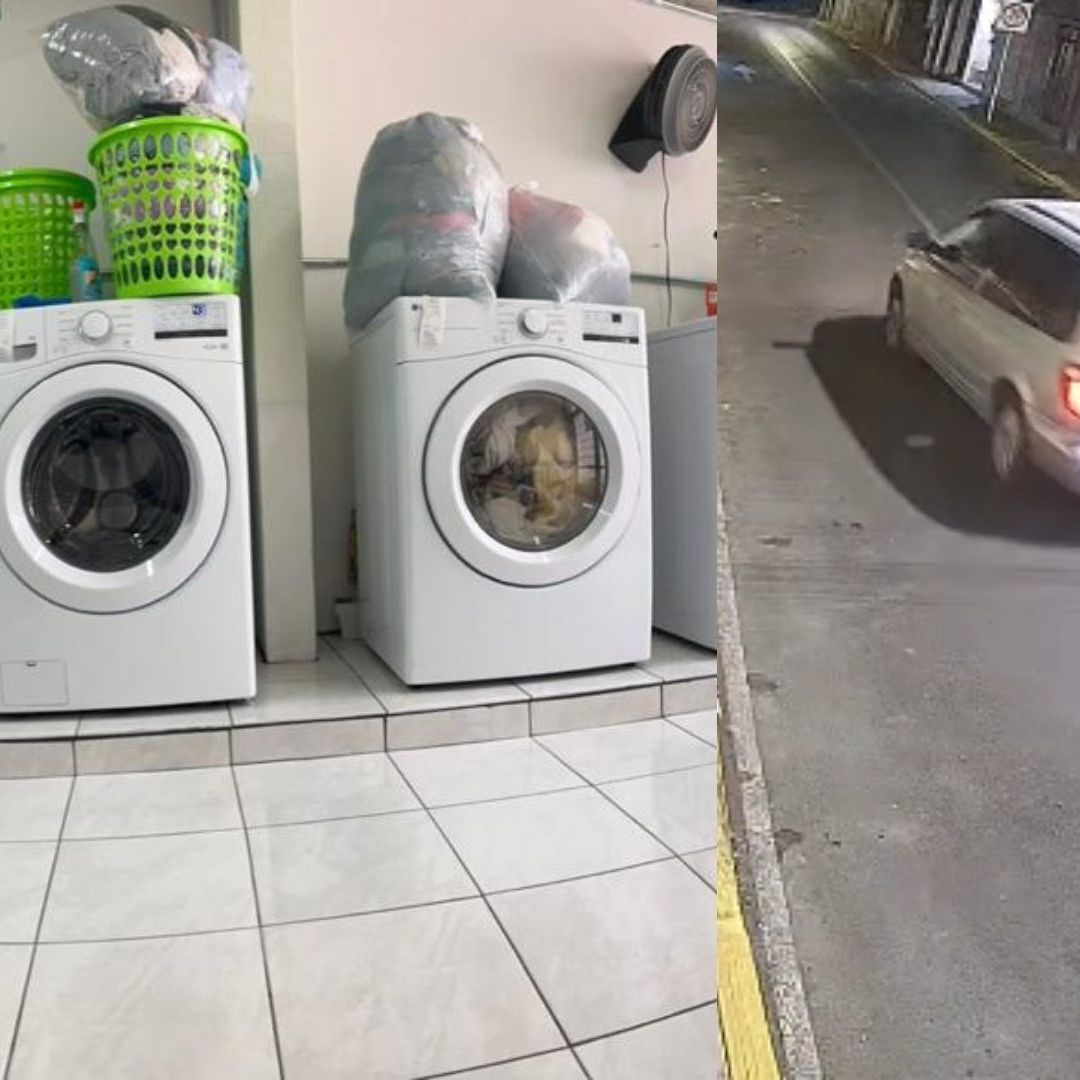 Robo Lavandería Papakos Laundry San Pedro Cholula Saqueo de Lavadoras Secadoras y Productos de Limpieza