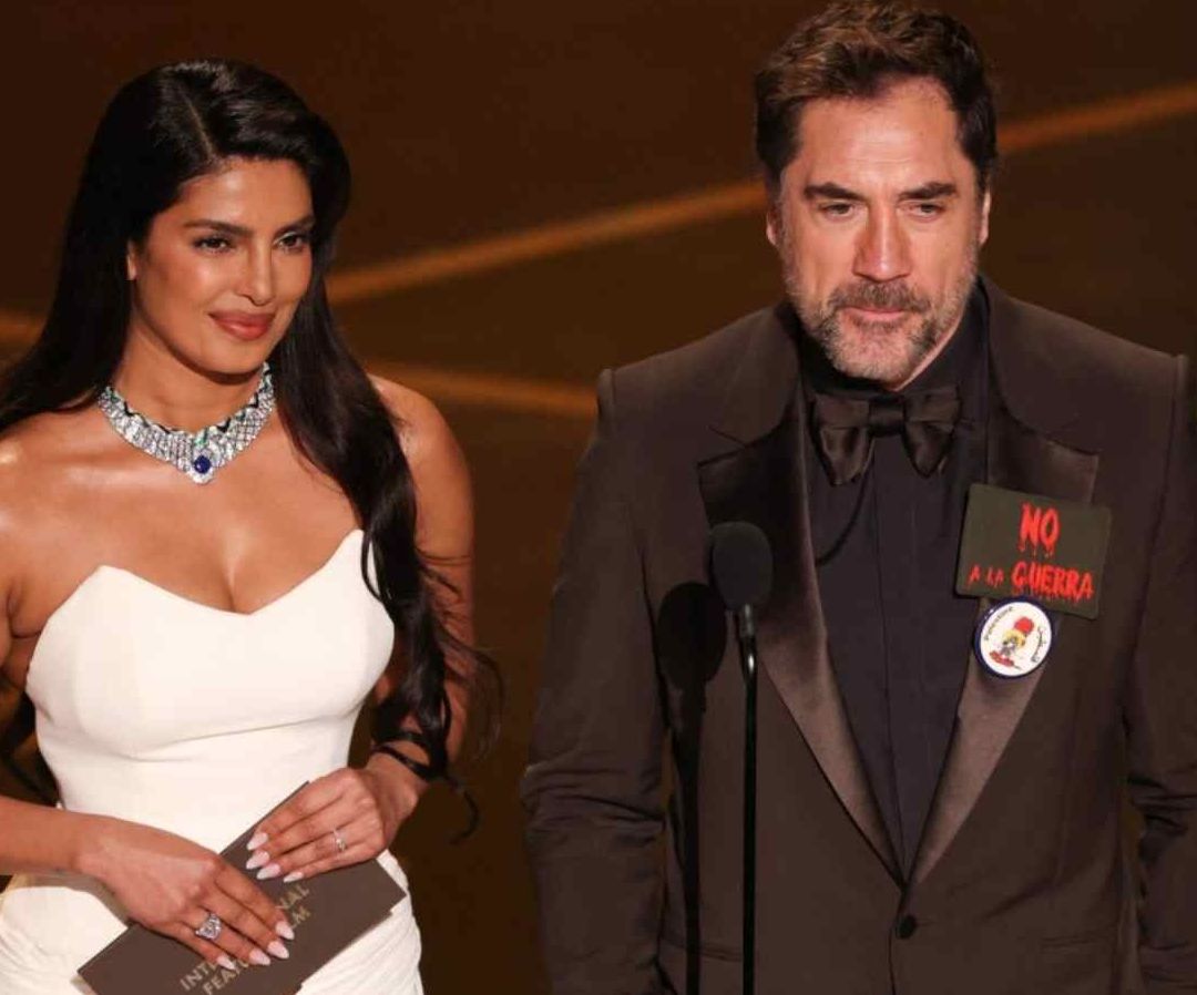 Javier Bardem durante la premiación de los Oscar. Foto: AFP