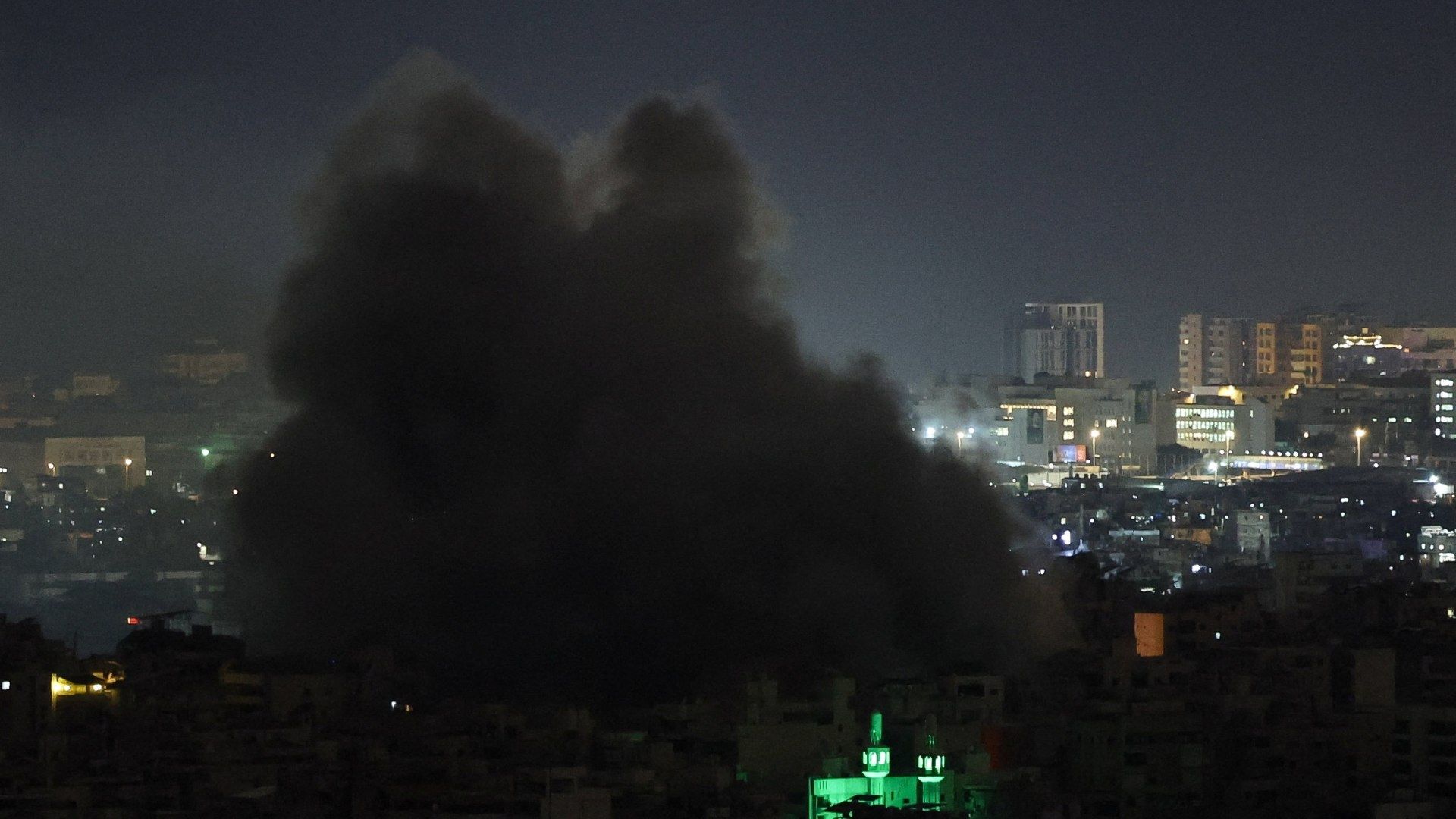 Este domingo Israel volvió a bombardear el sur de Beirut.
