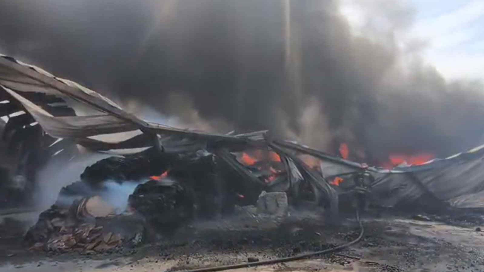 Incendio en Tlaquepaque, Jalisco. Foto: N+