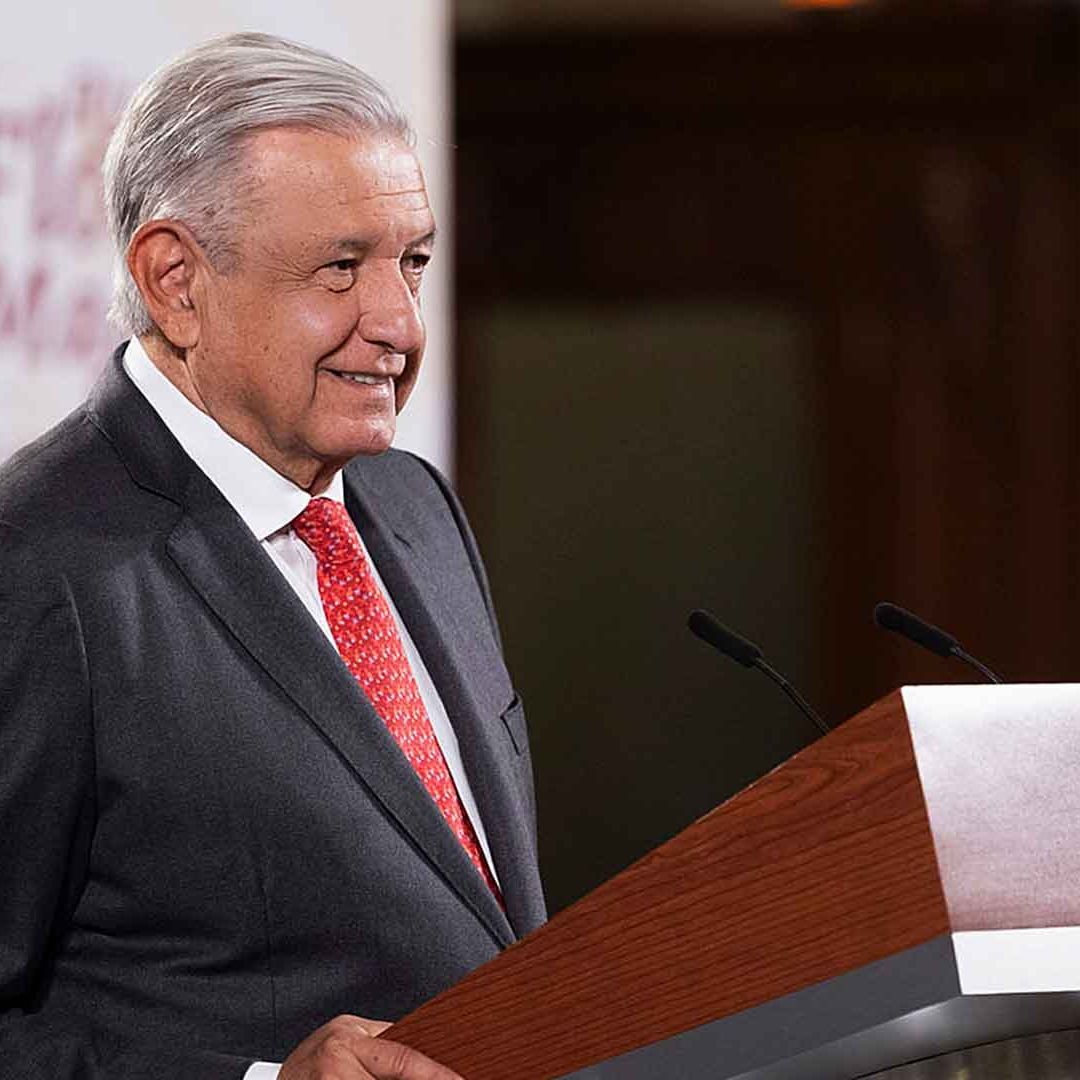 El presidente de México, Andrés Manuel López Obrador (AMLO), en conferencia mañanera