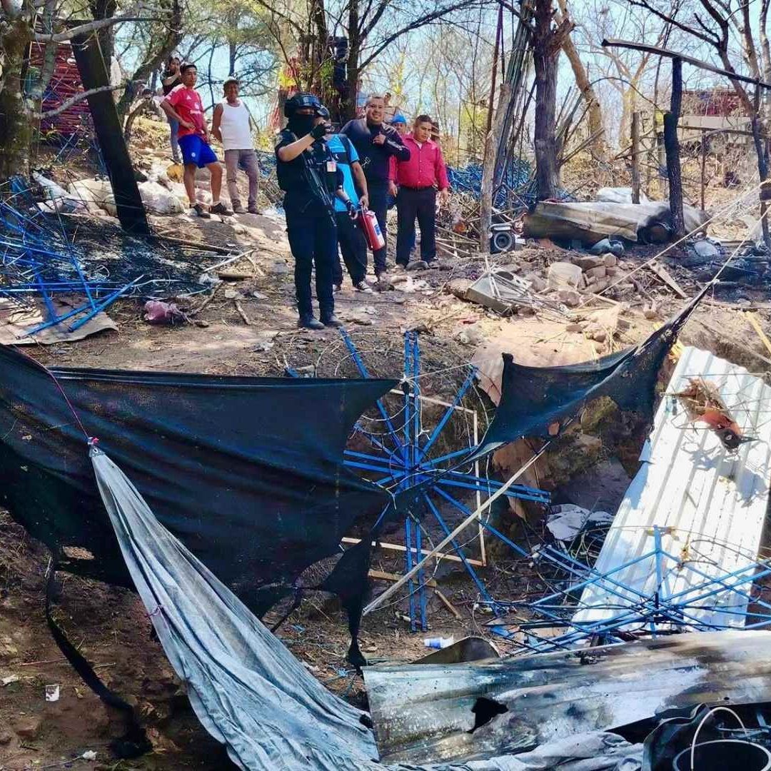 Explosión de polvorín