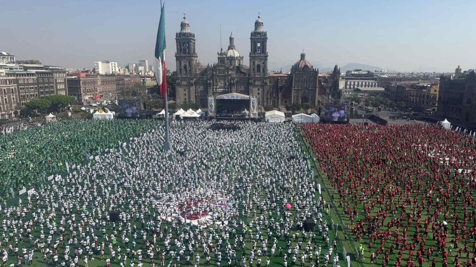 Clase Mundial en el Zócalo. Foto: N+