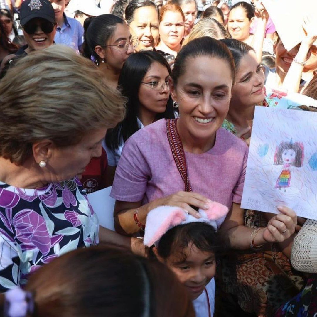 Claudia Sheinbaum dice que está bien luego de incidente con su ojo