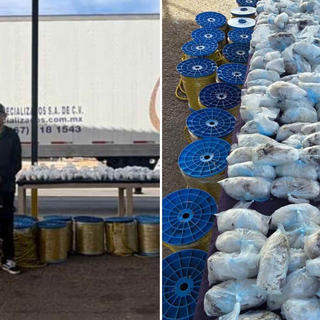 Aseguran Cargamento de 150 Kilogramos de Presunta Droga en San Luis Río Colorado, Sonora