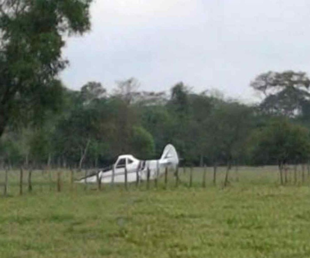 Avioneta realiza aterrizaje forzoso. Foto: N+