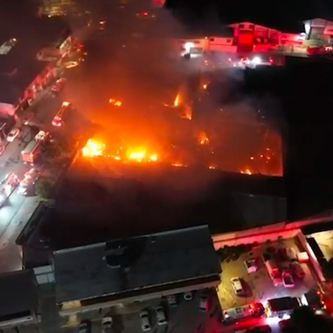 Incendio en bodega de Café en Monterrey