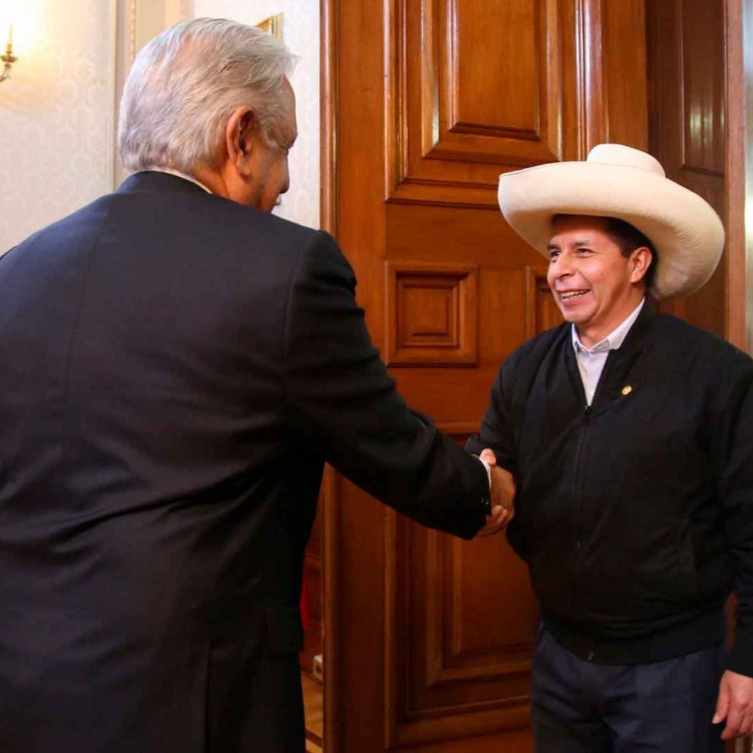 AMLO expresa solidaridad y apoyo al presidente de Perú, Pedro Castillo