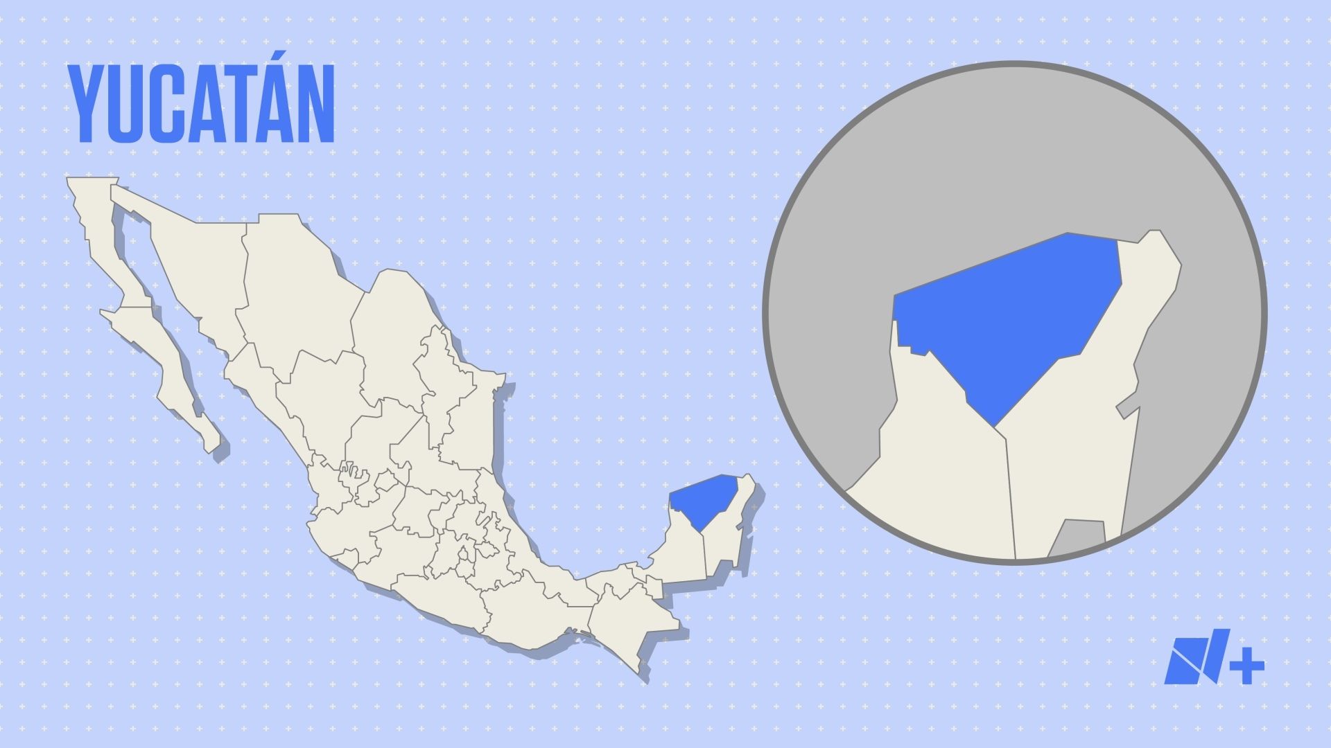 Mapa de Yucatán: Foto: N+