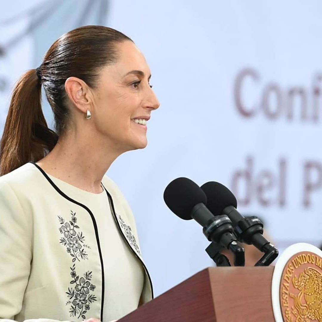 Claudia Sheinbaum durante conferencia de prensa