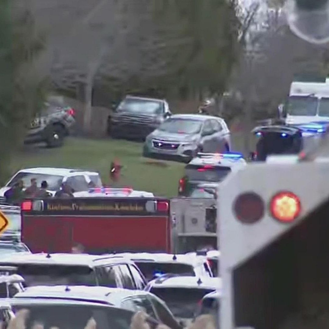 Operativo policial por tirador activo en sinagoga en Michigan. Foto: Captura de pantalla