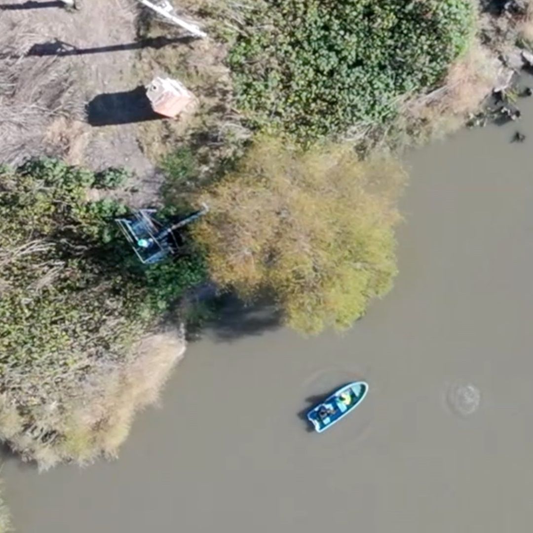 Encuentran el Cuerpo del Hombre que Cayó al Río Lerma en Abasolo Junto a sus Hijos en Guanajuato. Foto: N+