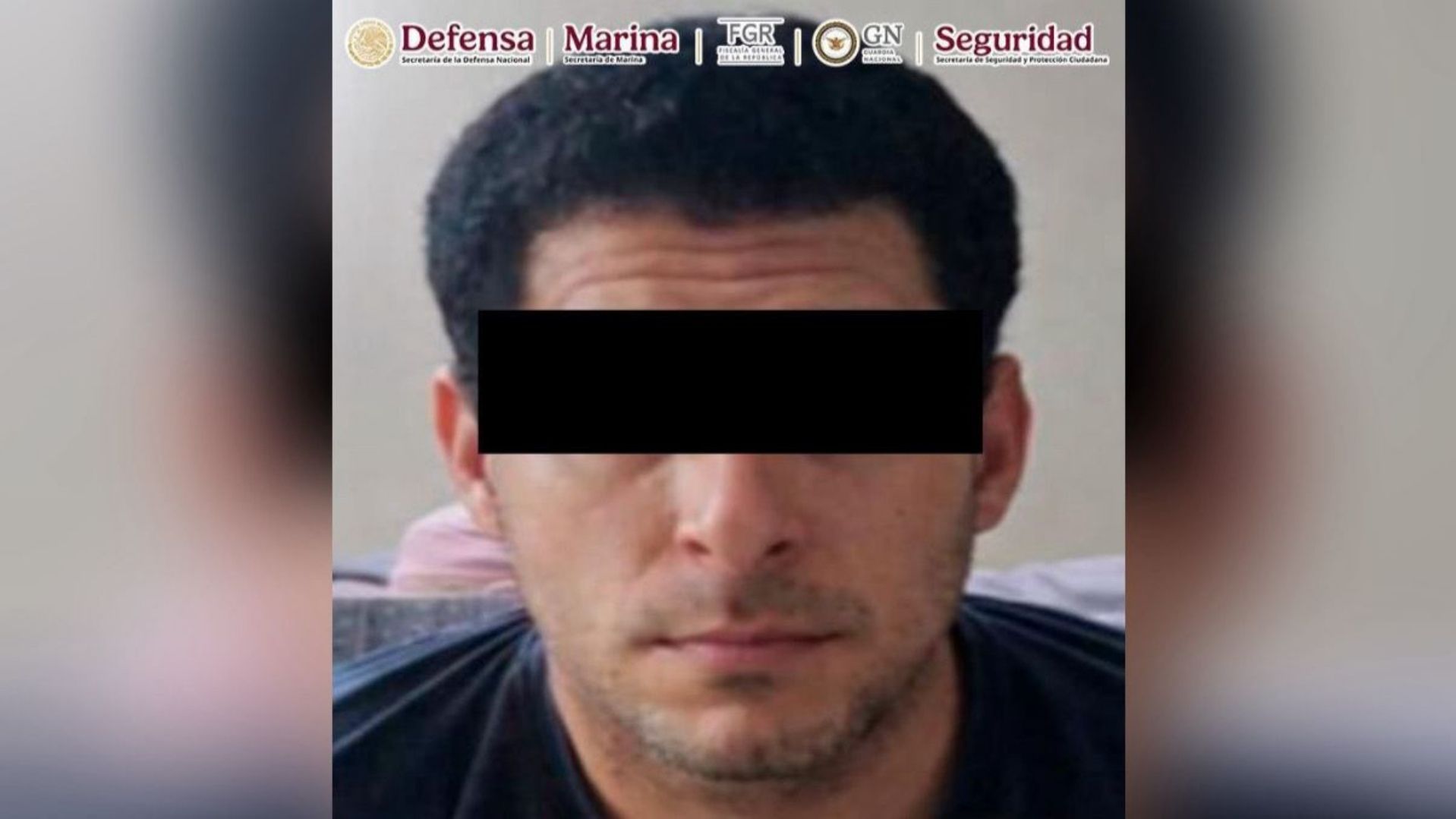Yair ’N’, presunto líder de una célula delictiva, en Colima.