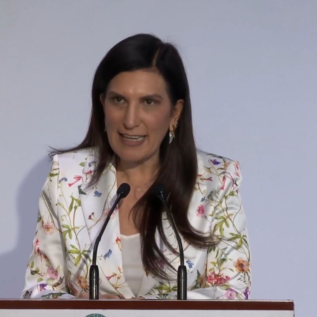 La presidenta de la Mesa Directiva de la Cámara de Diputados, Kenia López Rabadán.