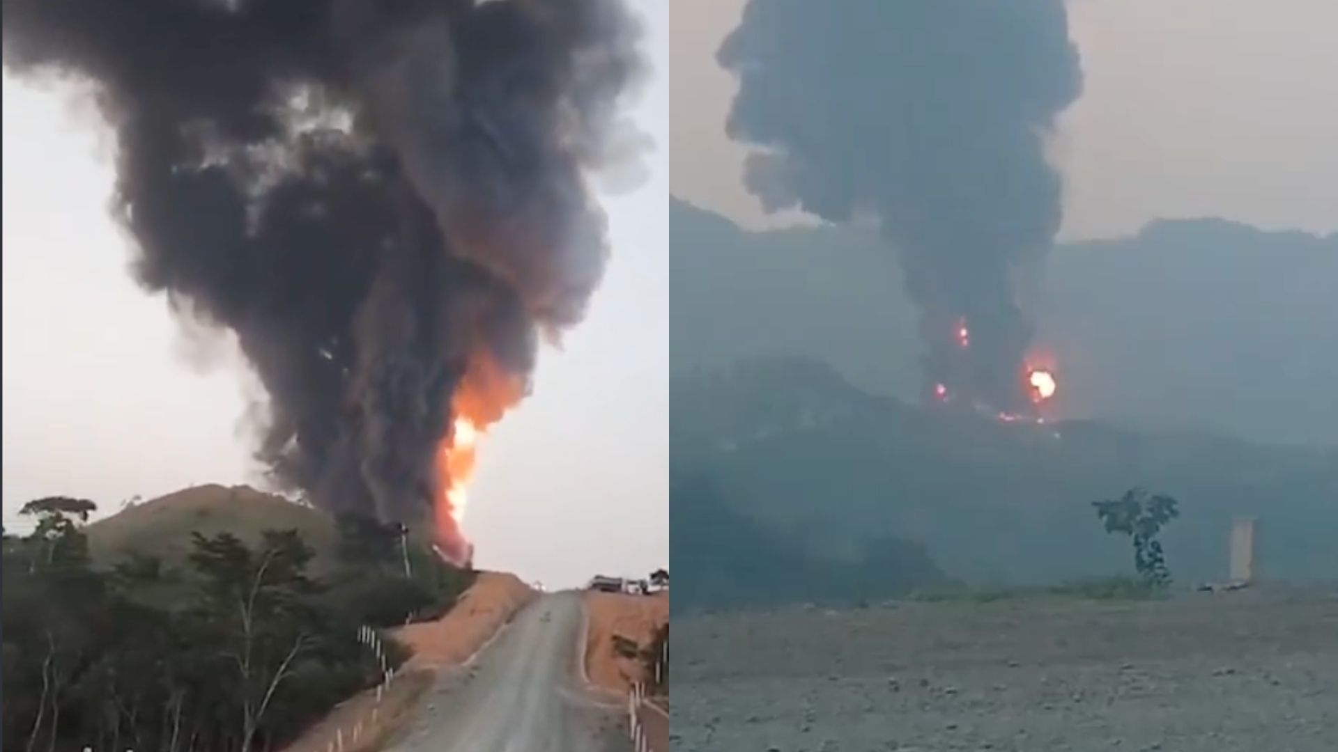 incendio de pozo petrolero KREM-1 en Las Choapas, Veracruz