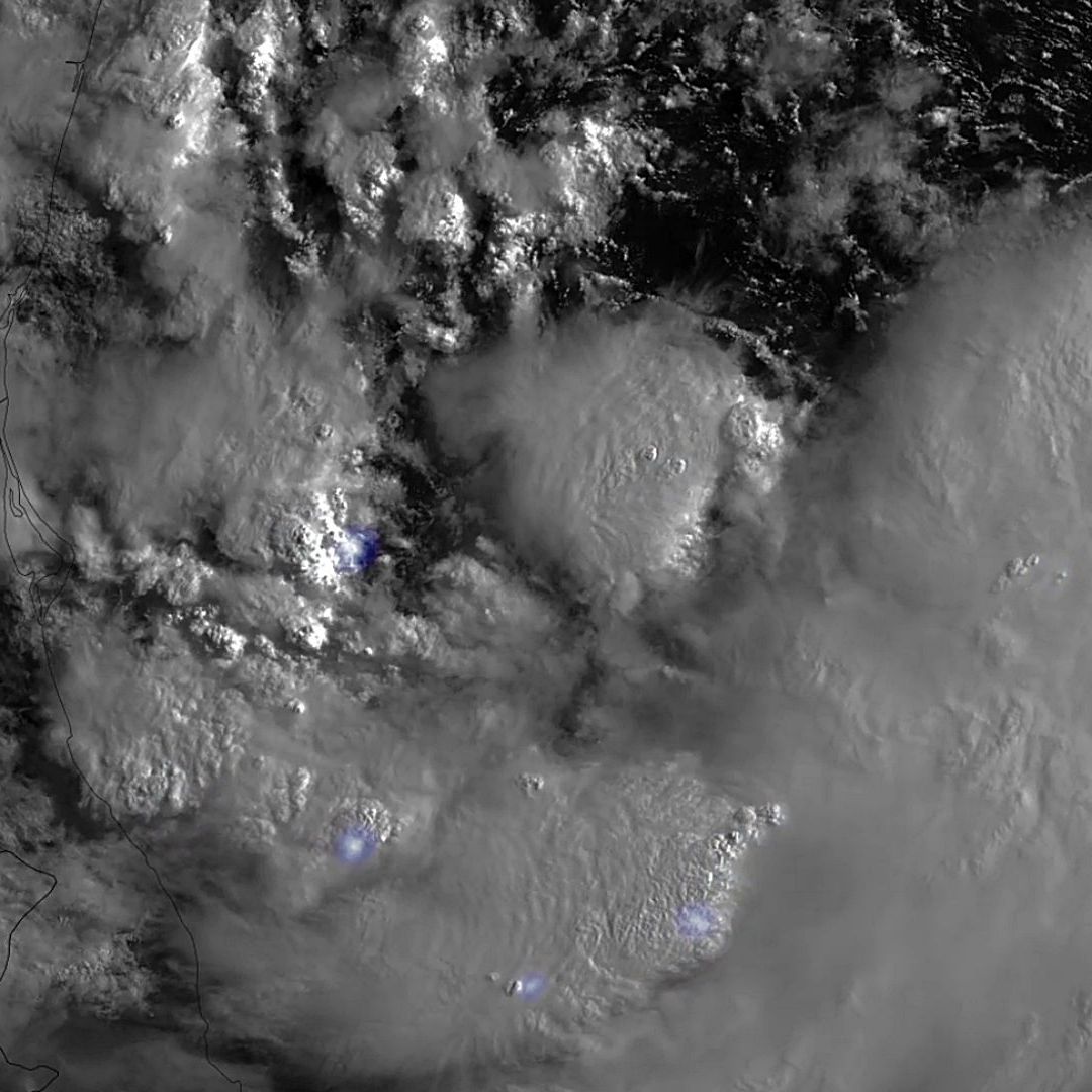 Así se ve Desde el Espacio el Potencial de Tormenta Tropical Alberto