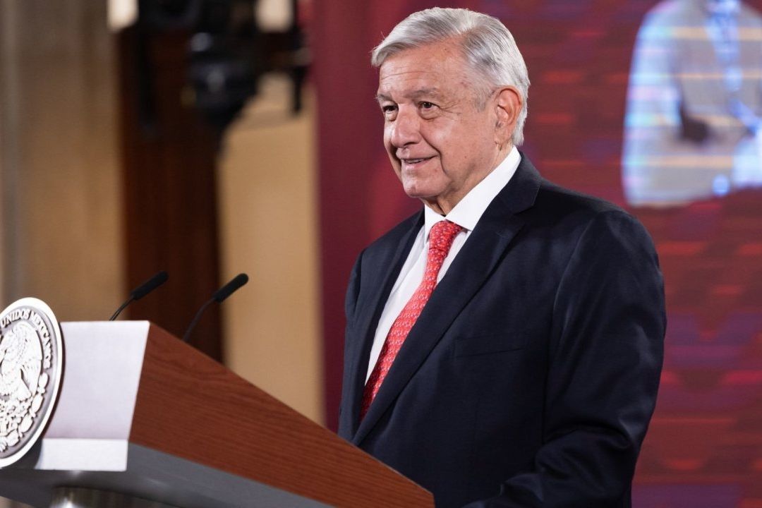 El presidente Andrés Manuel López Obrador (AMLO) presentó su conferencia mañanera en Palacio Nacional