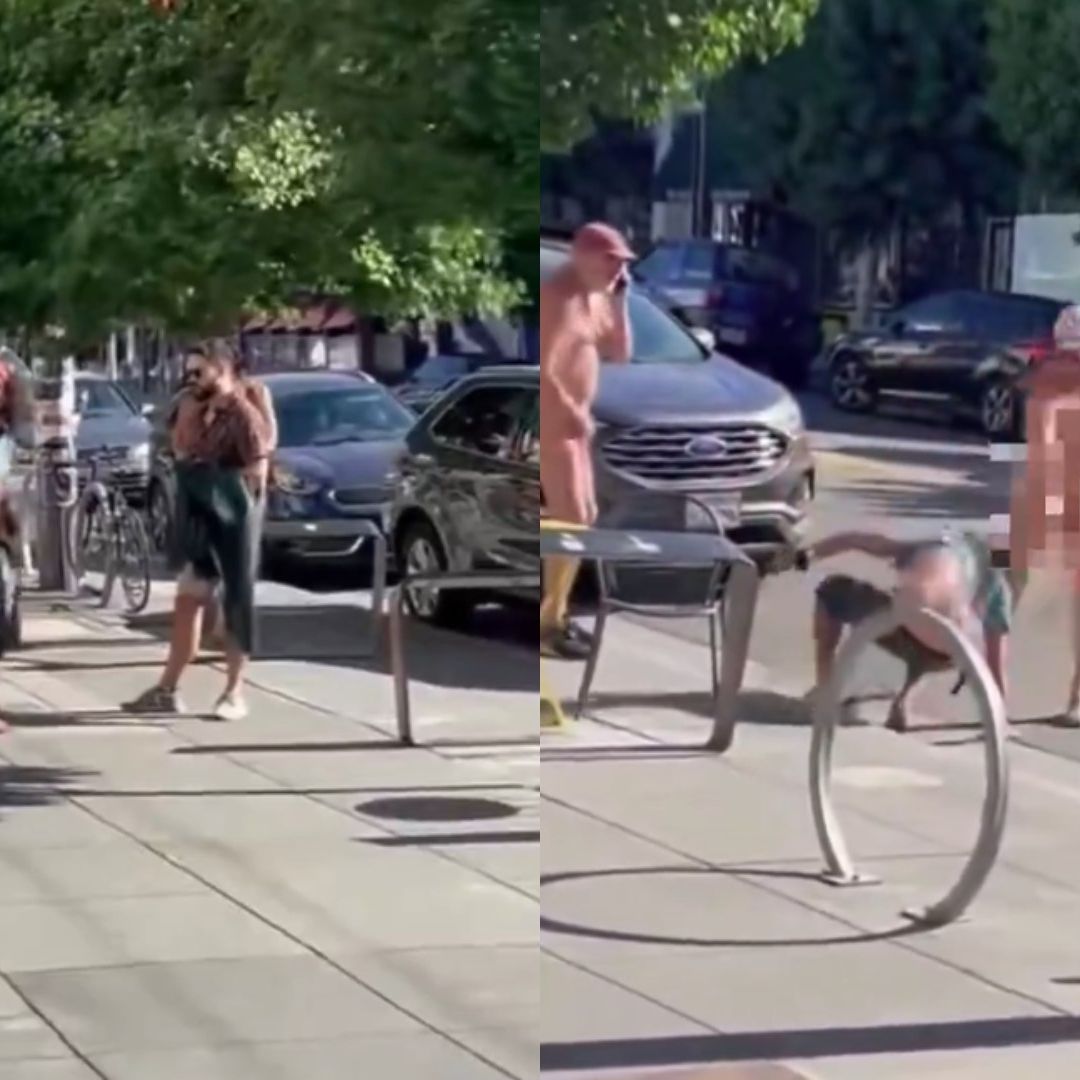 Un grupo de nudistas salvan a un turista de ser atacado en calles de San Francisco, EUA