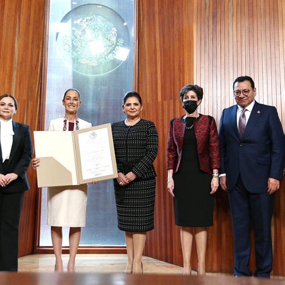 Sheinbaum Promete no Defraudar dar Vida Servir Pueblo México Tras Recibir Constancia