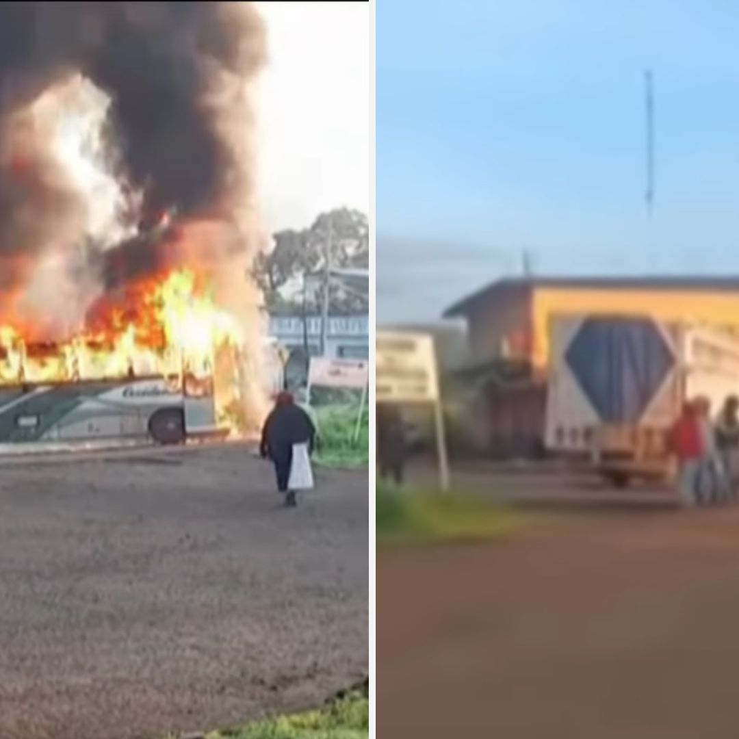 Con Bloqueos y Quema de Vehículos Exigen la Aparición de Policías Comunitarios en Michoacán