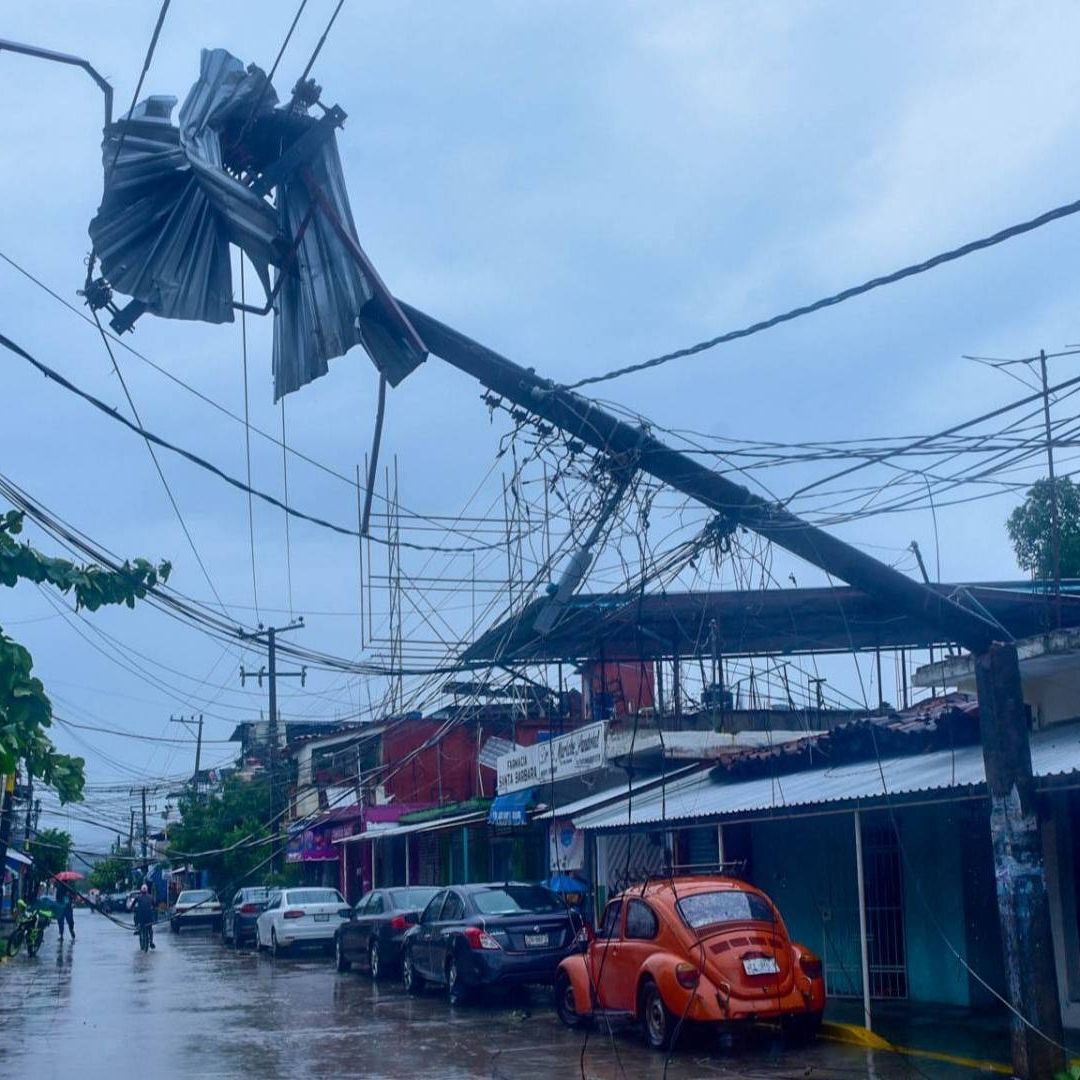 Daños en la Costa Chica de Guerrero por el paso de huracán John